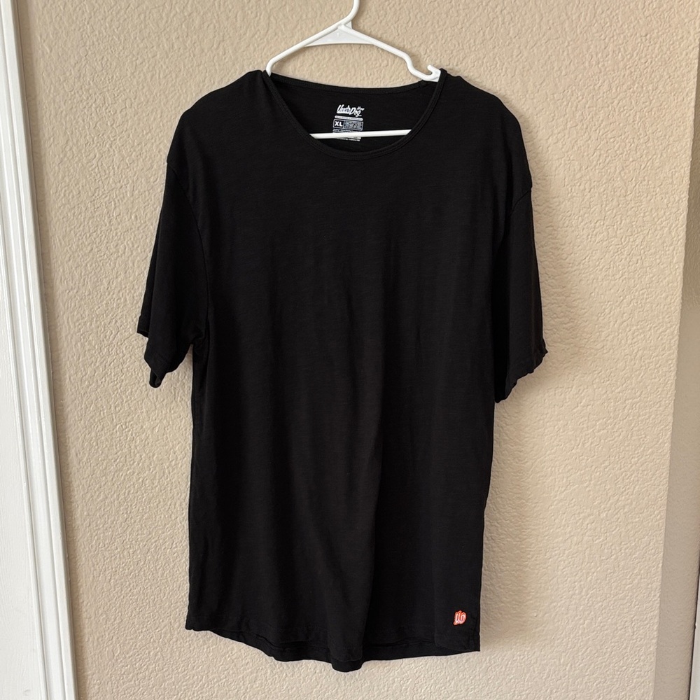 UndrDog Hemp Black Men's T-Shirt size XL